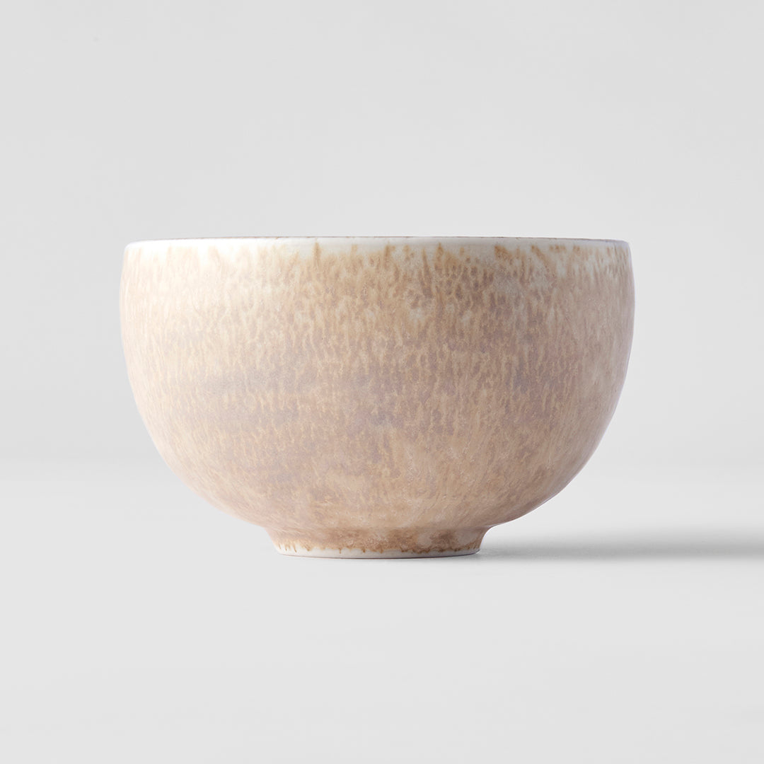 Premium Ceramic Bowl – Beige White Fade Glaze 11cm, 300ml