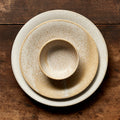 Premium Ceramic Bowl – Beige White Fade Glaze 11cm, 300ml