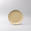 Premium 24cm Sand Fade Glaze Organic Ceramic Dinner Plate Dishwasher Microwave Safe