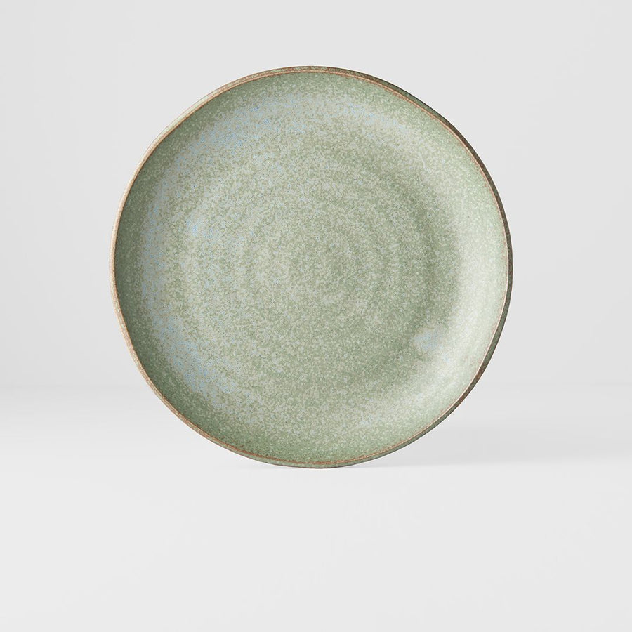 Premium 24cm Green Fade Glaze Ceramic Dinner Plate Dishwasher Microwave Safe