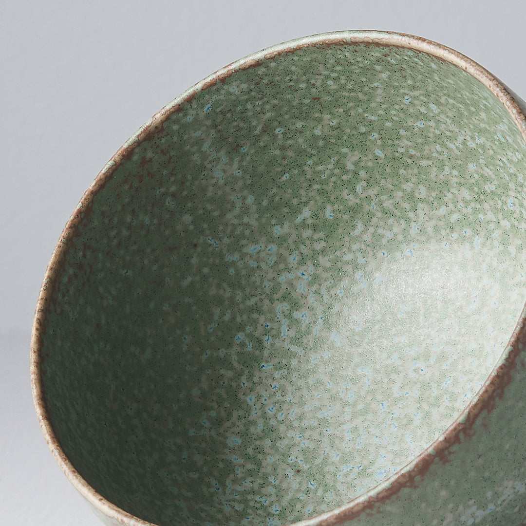 Premium Ceramic Bowl – Green Fade Glaze 11cm, 300ml