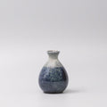 Premium Sake Jug – Dark Blue Denim Drip Glaze 180ml