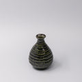 Premium 350ml Moss Black Glaze Ceramic Sake Jug Japanese Serving Pourer
