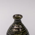 Premium 350ml Moss Black Glaze Ceramic Sake Jug Japanese Serving Pourer