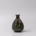 Premium 350ml Moss Black Glaze Ceramic Sake Jug Japanese Serving Pourer