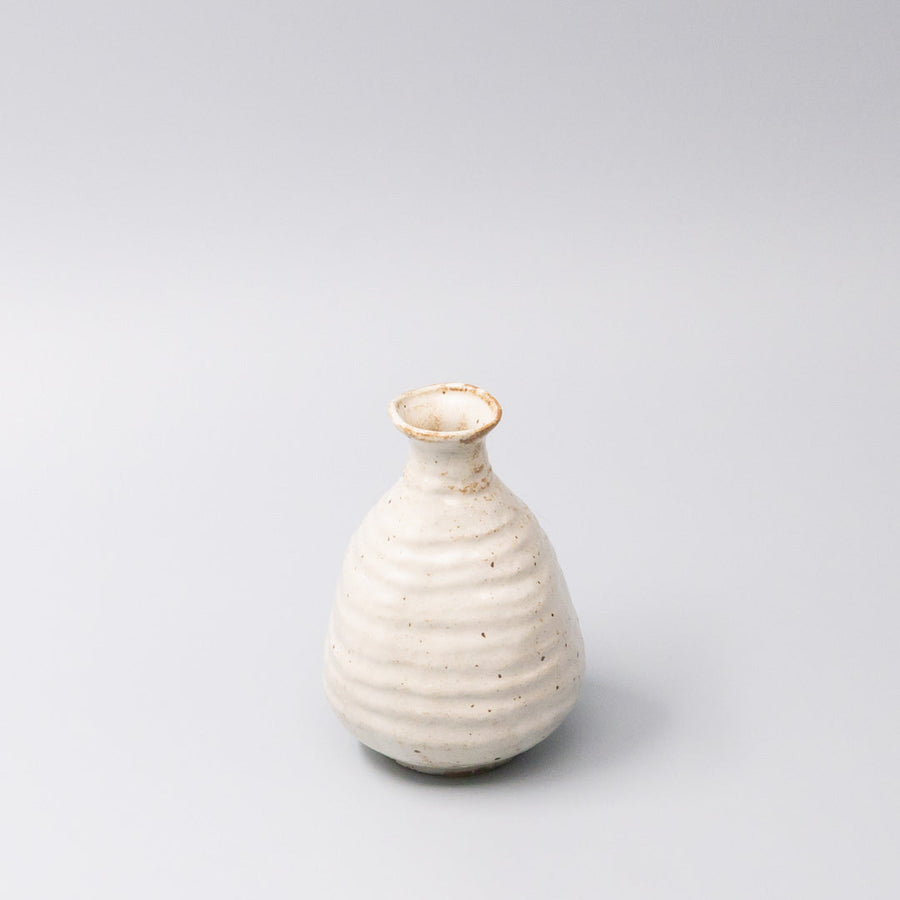 White Sand Glaze 350ml Ceramic Sake Jug Japanese Pourer Dishwasher Safe