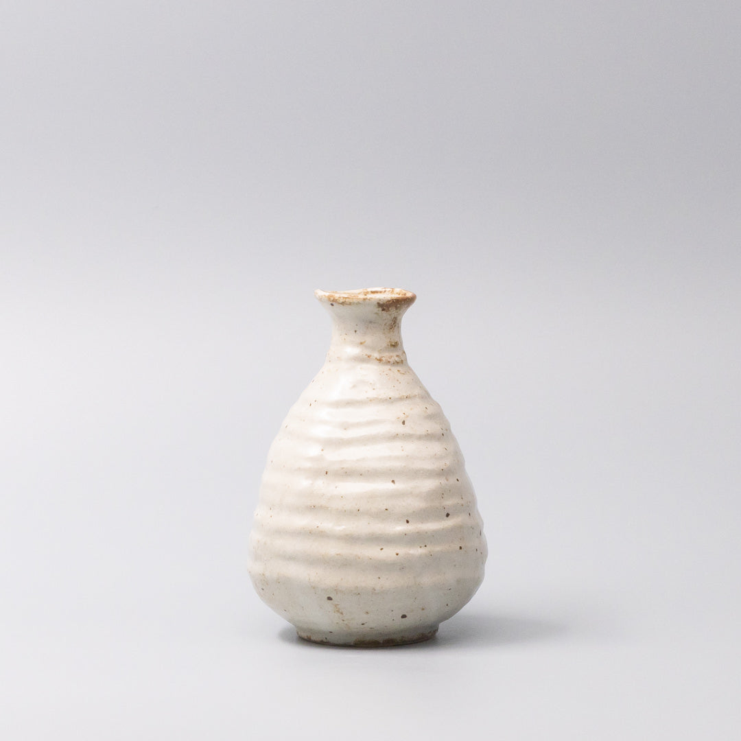 White Sand Glaze 350ml Ceramic Sake Jug Japanese Pourer Dishwasher Safe