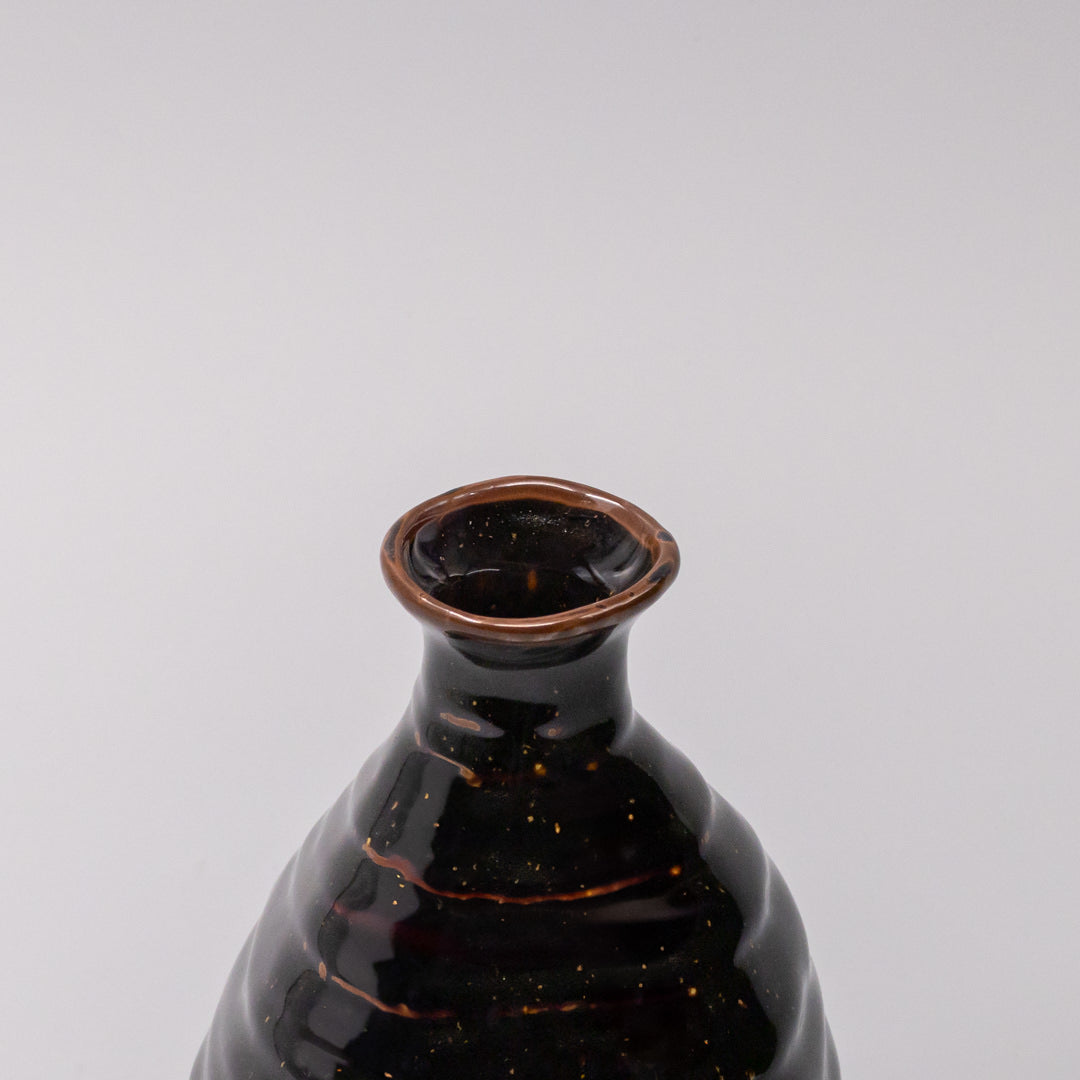 Premium 350ml Tenmokku Glaze Ceramic Sake Jug Dishwasher Safe