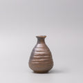 Ochre Glaze 350ml Ceramic Sake Jug Brown Japanese Pourer Dishwasher Microwave Safe