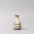 White Sand Glaze Sake Jug 180ml Japanese Ceramic Pourer Dishwasher Microwave Safe