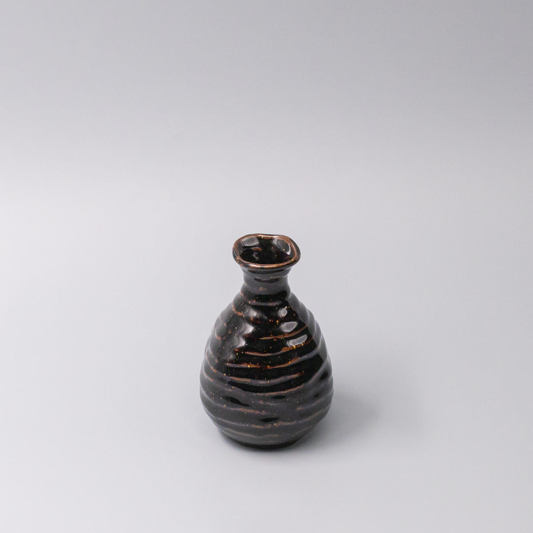 Premium 180ml Tenmokku Glaze Ceramic Sake Jug Japanese Pourer