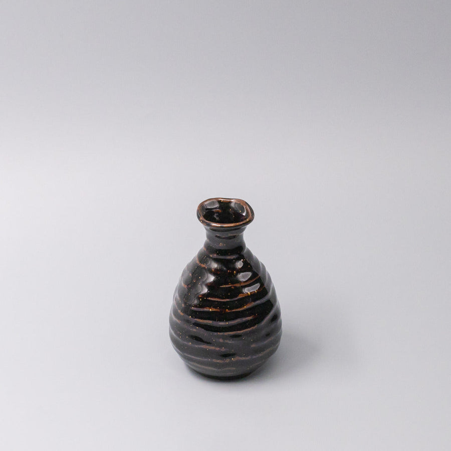 Premium 180ml Tenmokku Glaze Ceramic Sake Jug Japanese Pourer