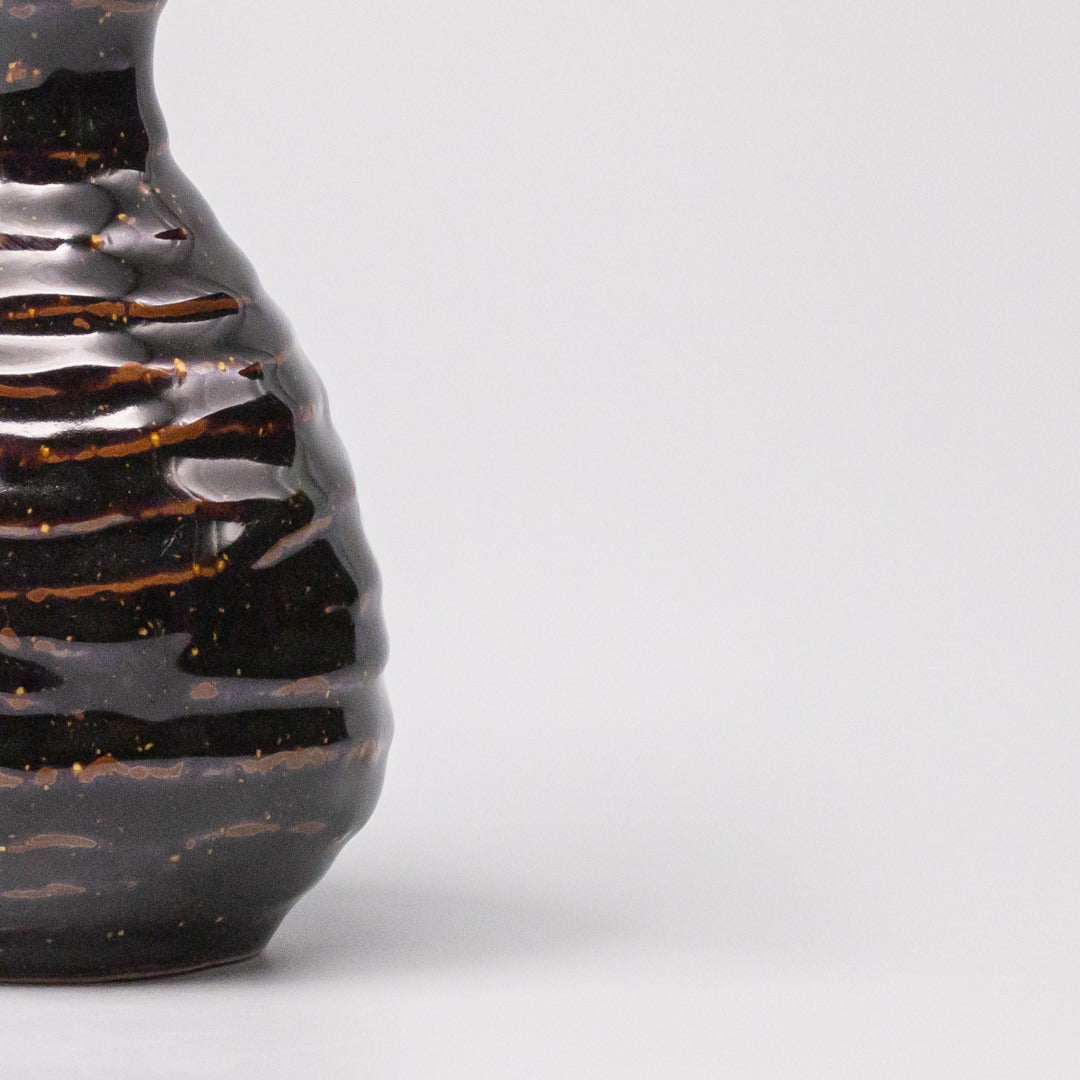 Premium 180ml Tenmokku Glaze Ceramic Sake Jug Japanese Pourer