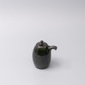 Premium 160ml Moss Black Ceramic Soy Pot Japanese Sauce Pourer