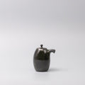 Premium 160ml Moss Black Ceramic Soy Pot Japanese Sauce Pourer