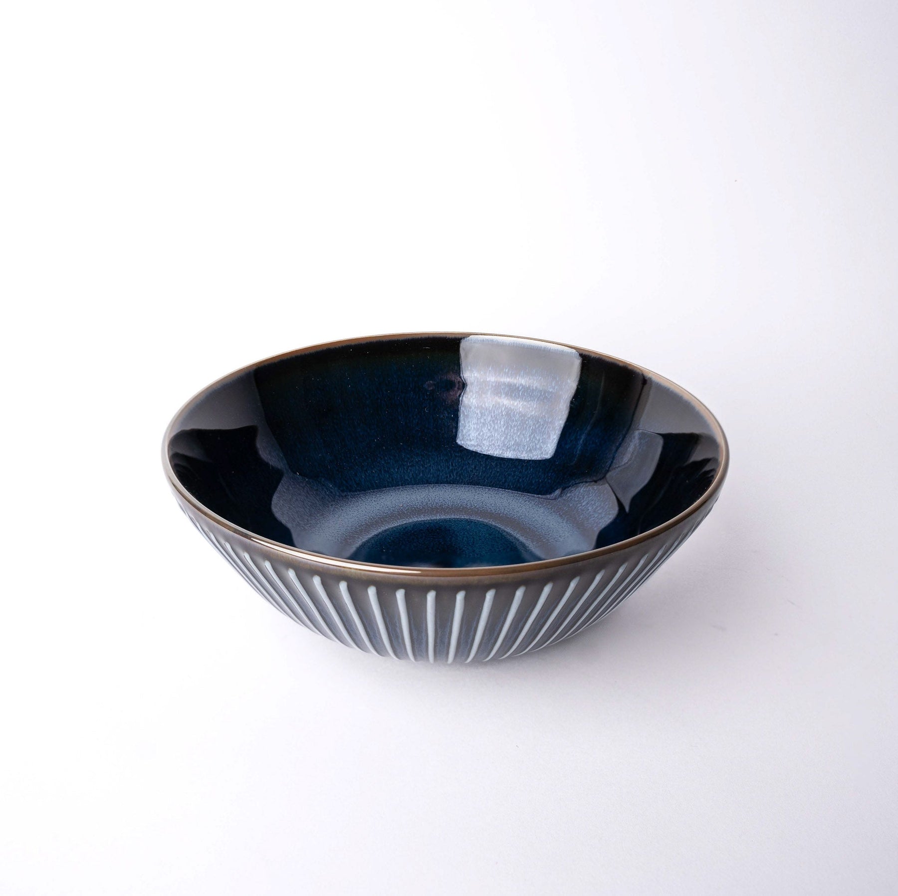 Premium Bowl with Navy Sendan Glaze - 21cm, 950ml