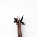 Premium Black Origami Crane Chopstick Rest Dishwasher Microwave Safe