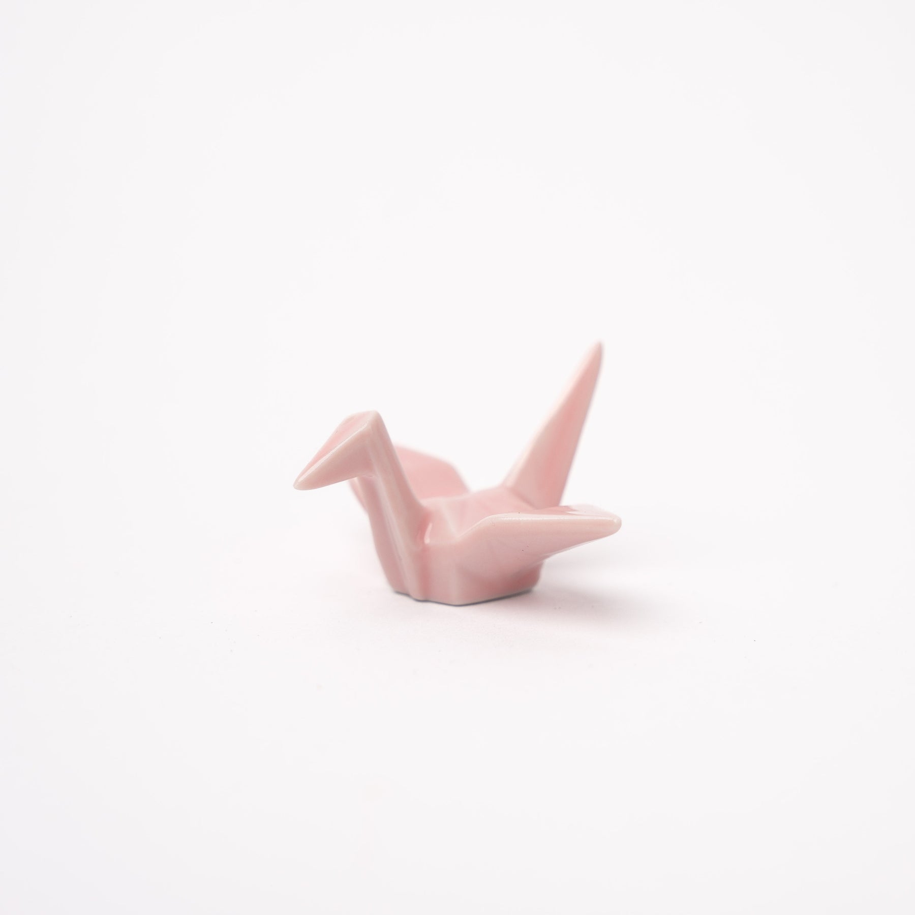 Pink Origami Crane Chopstick Rest Dishwasher Microwave Safe Dining Tableware