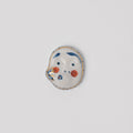 Premium White Hyottoko Whistling Man Ceramic Chopstick Rest Dishwasher Microwave Safe