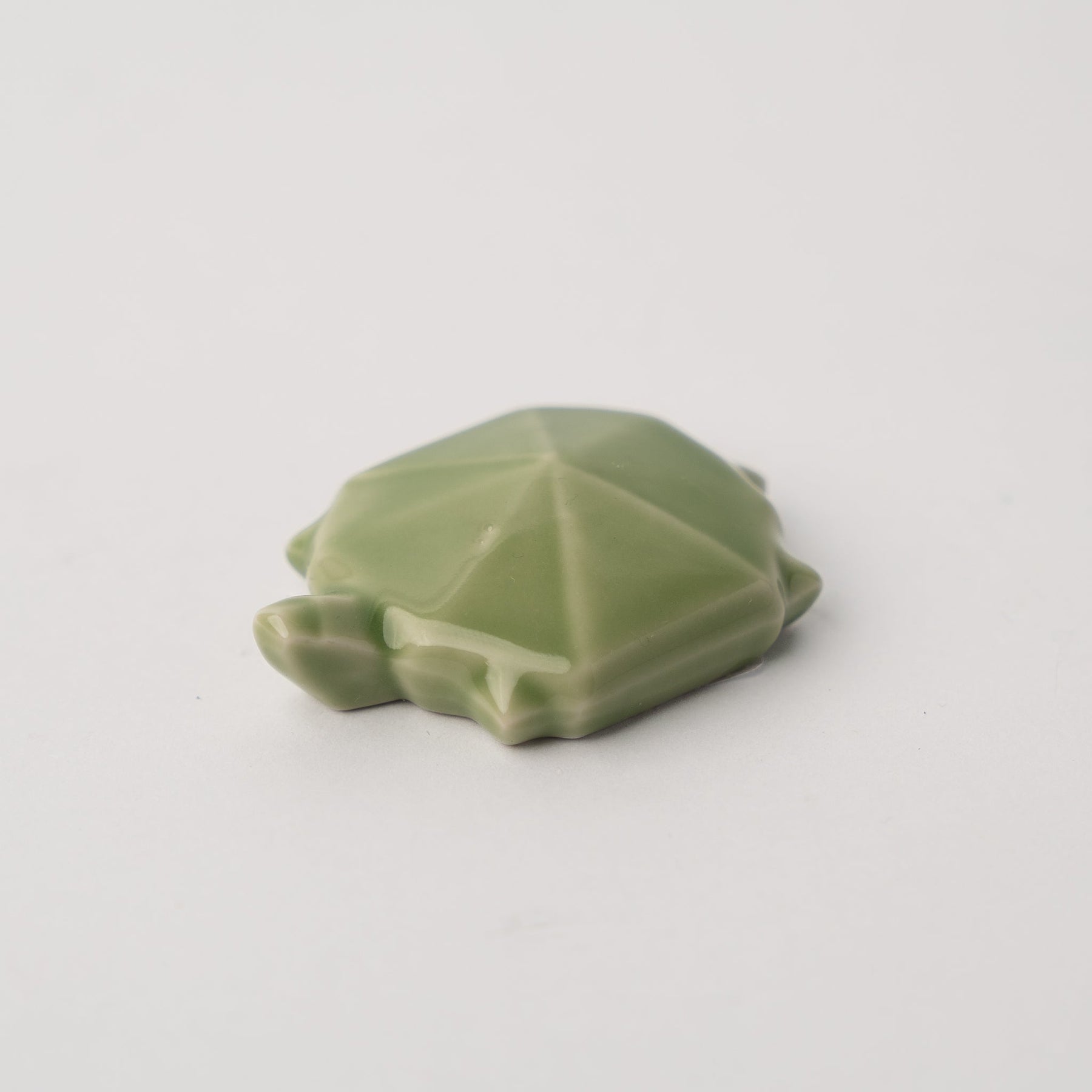 Premium Green Tortoise Chopstick Rest Japanese Ceramic Tableware