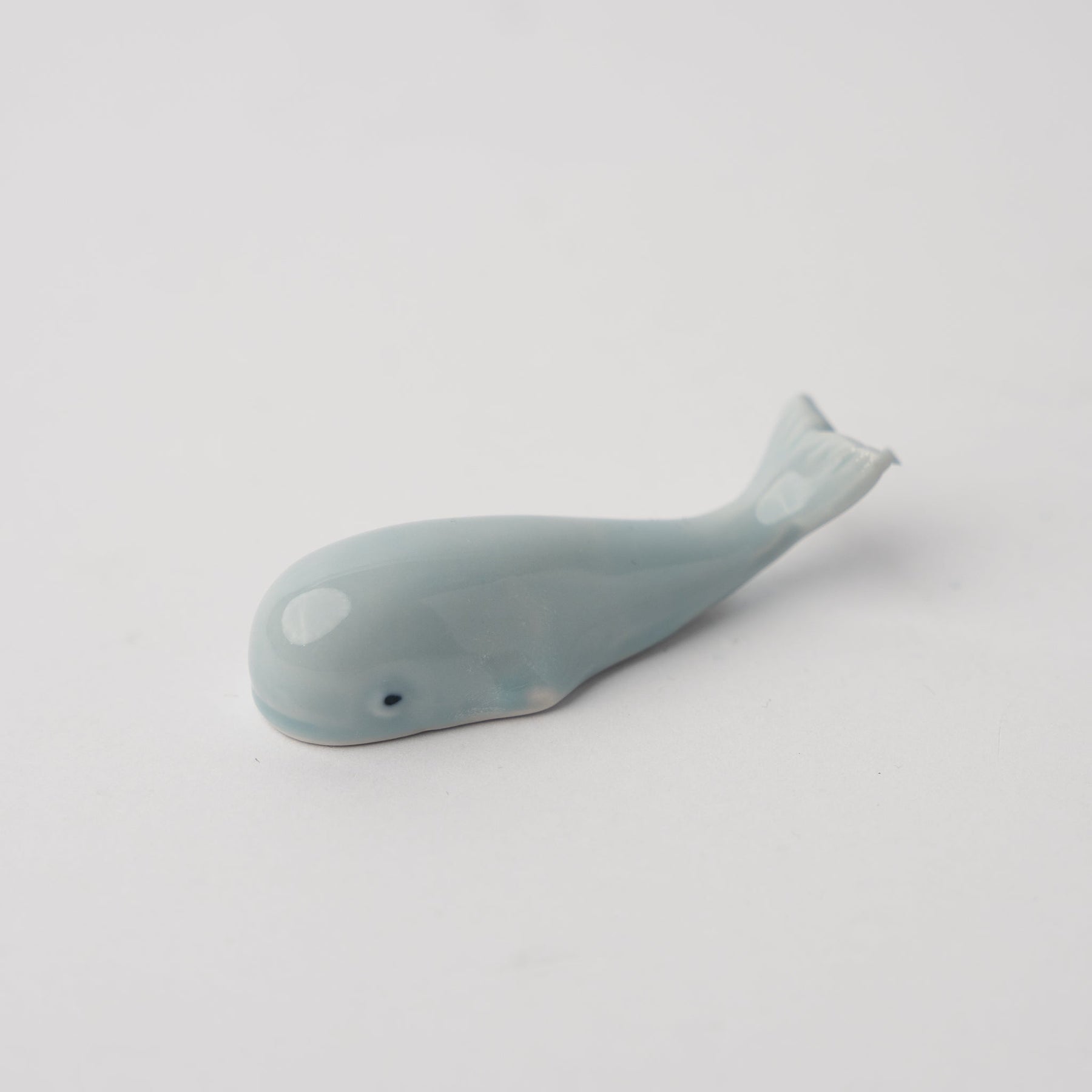 Premium Ice Blue Whale Chopstick Rest - Light Blue