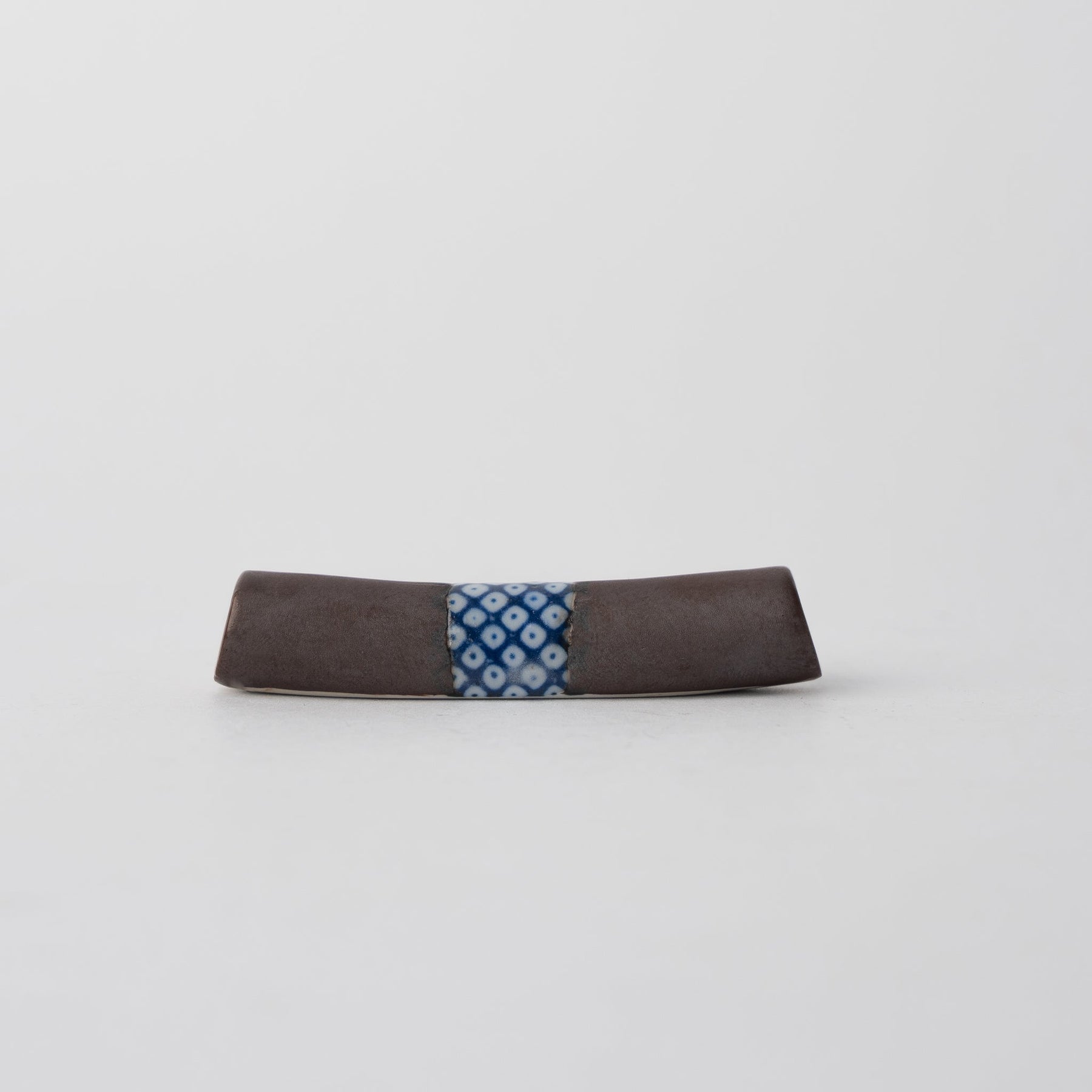 Premium Shibori Black Cylinder Chopstick Rest Dishwasher Microwave Safe