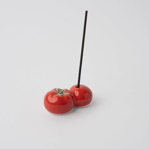 Red Tomato Incense Holder Decorative Home Fragrance Stand