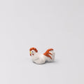 Premium White and Red Rooster Chopstick Rest Japanese Ceramic Tableware