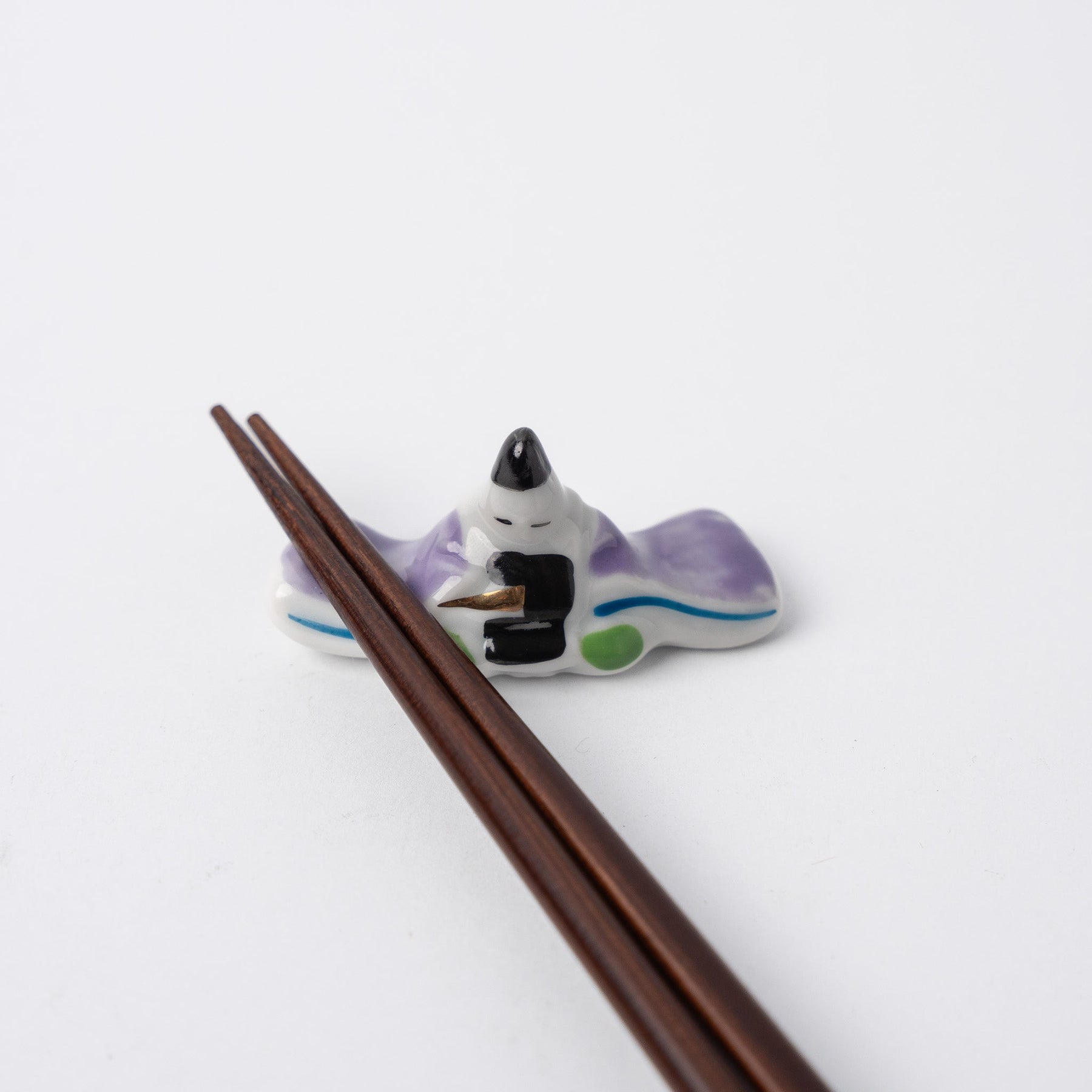 Premium Purple Emperor Chopstick Rest Decorative Tableware Holder