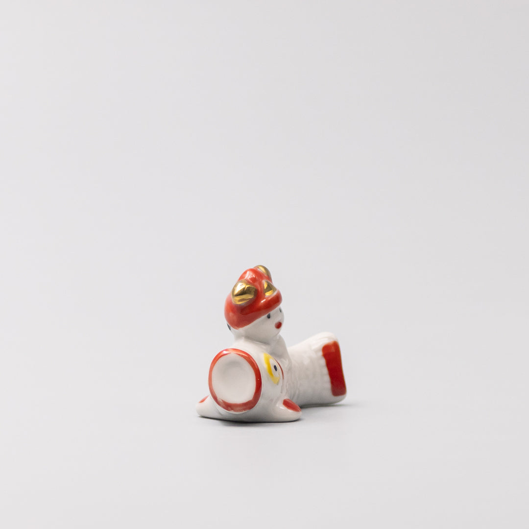 Premium Red White Fish Riding Chopstick Rest Dishwasher Microwave Safe