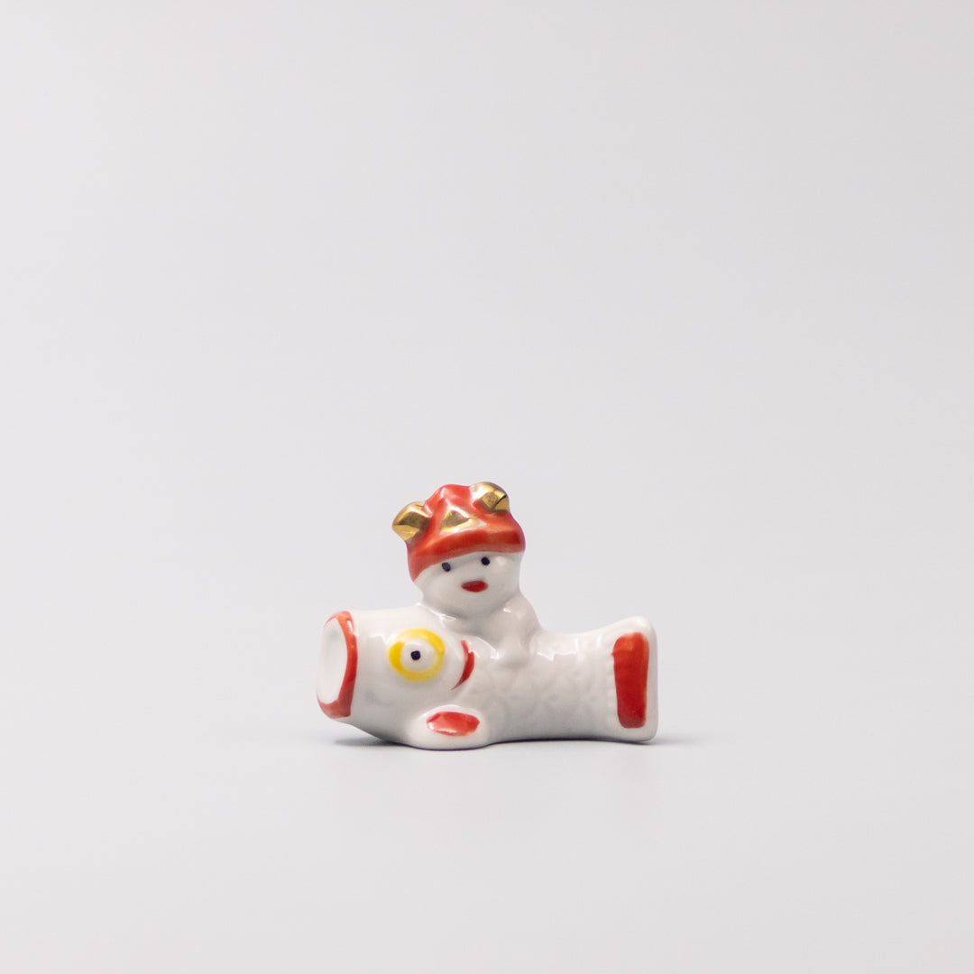 Premium Red White Fish Riding Chopstick Rest Dishwasher Microwave Safe