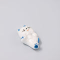 Premium Relaxed Cat Chopstick Rest - White