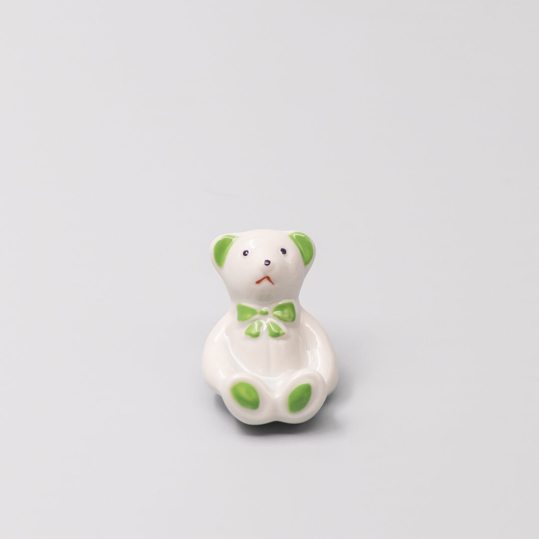 Premium Teddy Bear Chopstick Rest Dishwasher Safe - White