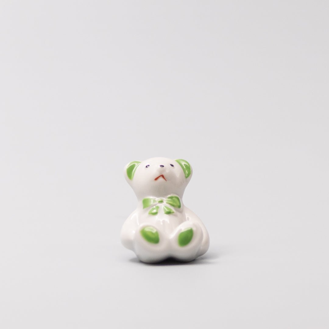 Premium Teddy Bear Chopstick Rest Dishwasher Safe - White