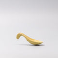 Premium Tapas Spoon – Yellow Ochre Glaze 12.5cm