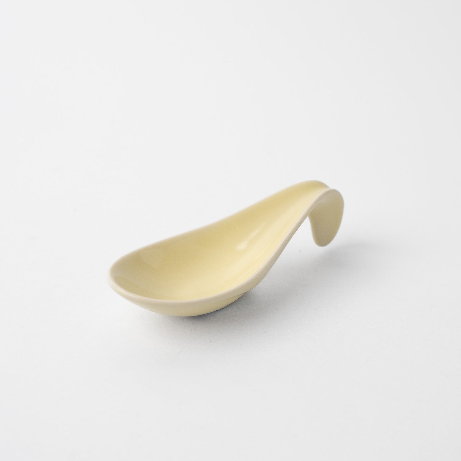 Premium Tapas Spoon – Light Green Buttermilk Glaze 12.5cm