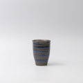 Premium Sushi Mug – Bright Blue Spiral on Black Design 300ml