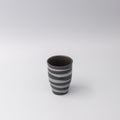 Premium Sushi Mug – Light Blue Spiral on Black Design 300ml