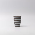 Premium Sushi Mug – Light Blue Spiral on Black Design 300ml