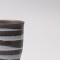 Premium Sushi Mug – Light Blue Spiral on Black Design 300ml
