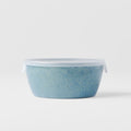 Bowl with Lid 13cm Peacock Glaze - SuperSaverAU - view 2
