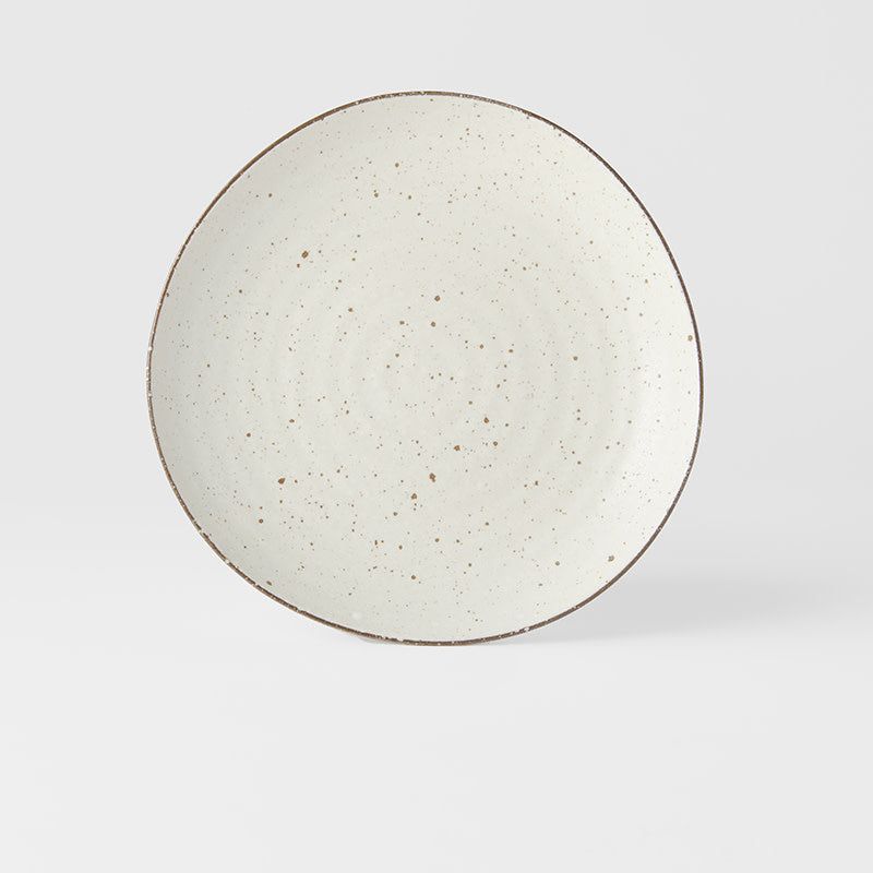 Dinner Plate Organic Shape 23cm Fleck Glaze - SuperSaverAU - view 3