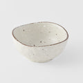Premium 8.5cm Fleck Glaze Organic Ceramic Sauce Dish 100ml Dishwasher Microwave Safe