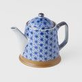 Premium 400ml Starburst Glaze Ceramic Teapot Dishwasher Microwave Safe