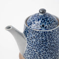 Premium 400ml Chrysanthemum Design Ceramic Teapot Dishwasher Microwave Safe