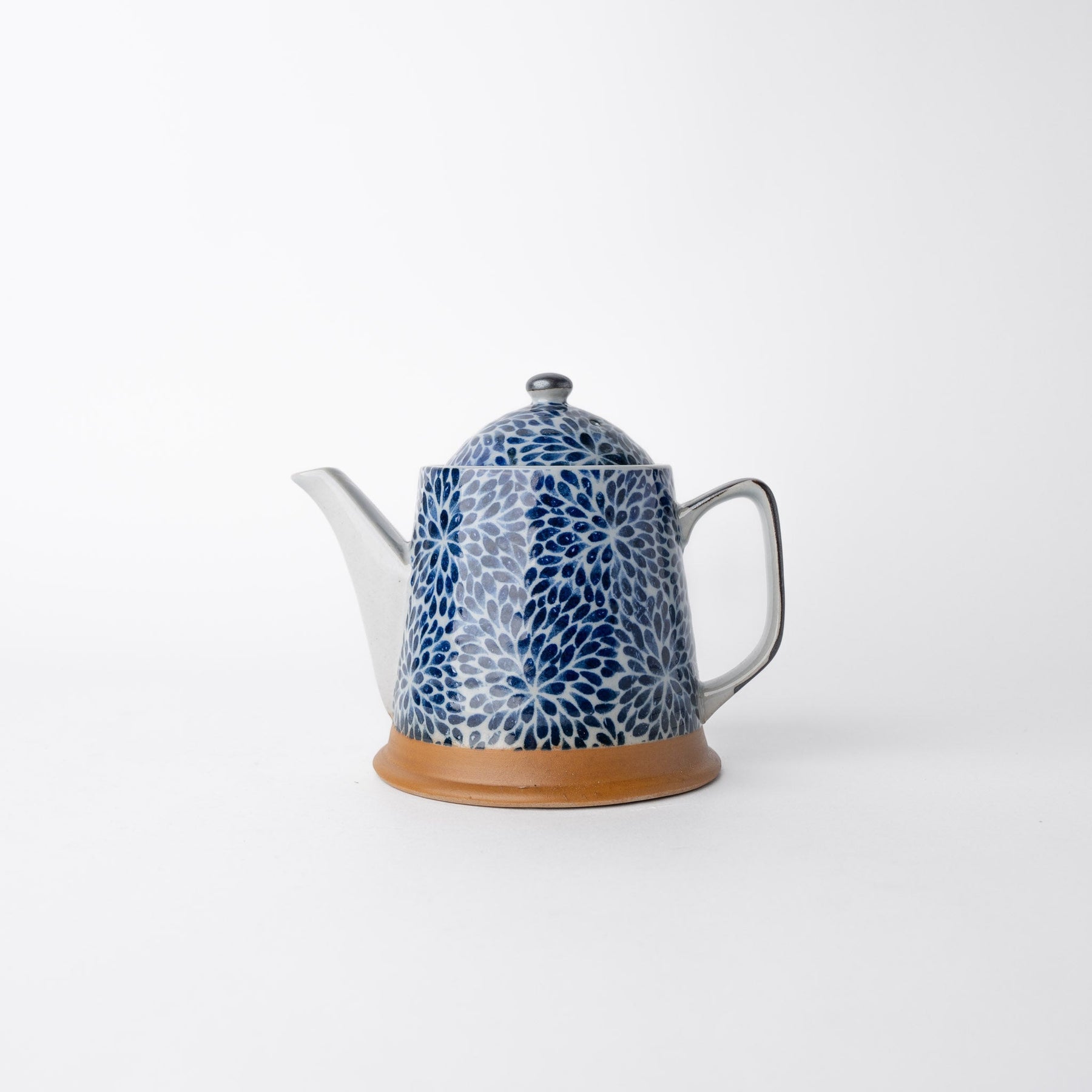 Premium 400ml Chrysanthemum Design Ceramic Teapot Dishwasher Microwave Safe