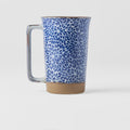 Premium Mug with Handle – Blue Chrysanthemum Design 400ml