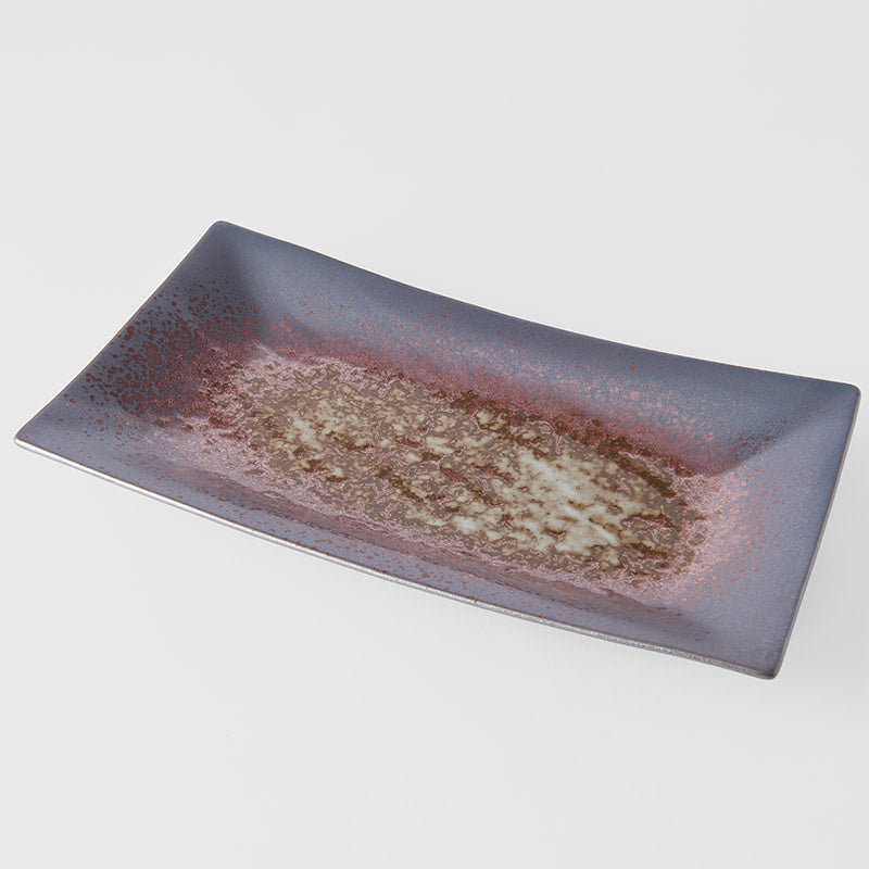 Premium 33cm Copper Glaze Ceramic Platter Dishwasher Microwave Safe