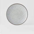 Premium 25cm Crazed Grey Glaze Ceramic Dinner Plate Dishwasher Microwave Safe
