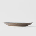Premium 25cm Crazed Grey Glaze Ceramic Dinner Plate Dishwasher Microwave Safe
